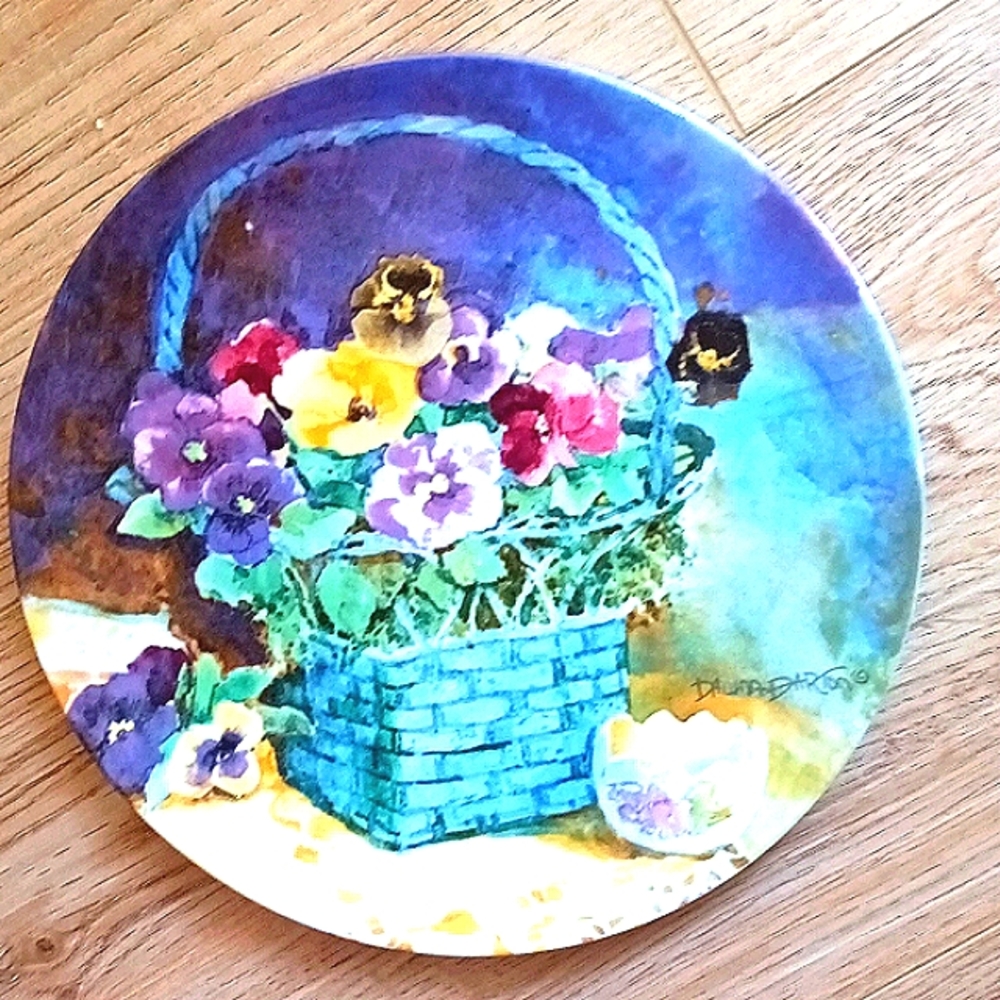 Dawna Barton by Vander porcelain vintage plate